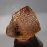 Fluorite
Aiguille du Moine, Mont-Blanc massif, France
10mm across
Same specimen. (Author: Mike Wood)