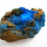 Azurite, malachite
Kronprinz mine, Kamsdorf, Thuringia, Germany
6 x 4 cm (Author: Andreas Gerstenberg)