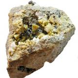 Helvite
Unverhofft Glück mine, Antonsthal, Erzgebirge, Saxony, Germany
Largest crystal: 4 mm (Author: Andreas Gerstenberg)