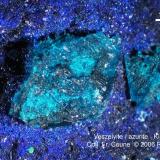 Veszelyite, azurite
Kipushi, Katanga, D.R. Congo (Author: Roger Warin)