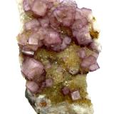 Fluorite
Wolkenstein, Marienberg District, Erzgebirge, Saxony, Germany
Specimen height 6 cm, largest fluorite cube 6 mm (Author: Tobi)