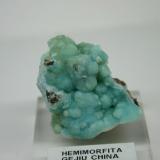 Hemimorfita
Mina Laochang, Gejiu Co., Honghe, Yunnan, China
36mm - 37mm - 32mm (Autor: Pedro Naranjo)