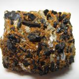 Augite
Limberg Quarries, Sasbach, Kaiserstuhl, Baden-Württemberg, Germany
4&rsquo;5 x 3 cm. (Author: prcantos)