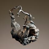 Silver
Himmelsfurst Mine, Brand-Erbisdorf, Freiberg District, Saxony-Anhalt, Germany
3.0 x  5.5 cm
Ropy native silver wires from a classic German locality. (Author: crosstimber)