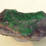 Conicalcita<br />Mina Dolores, Pastrana, Mazarrón / Águilas, Comarca Alto Guadalentín, Región de Murcia (Murcia), España<br />5,5 x 2,5 cm<br /> (Autor: Pedro Conesa)