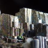 Arsenopirita, Cuarzo, Moscovita y Calcita
Minas da Panasqueira, Aldeia de São Francisco de Assis, Covilhã, Castelo Branco, Cova da Beira, Centro, Portugal 
5 x 4 cm.

Detalle de la Arsenopirita (Autor: javier ruiz martin)
