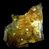 Fluorita.
Mina Santiago, Ulldemolins, Priorat, Tarragona, Cataluña, España.
110x70 mm. (Autor: Jesus Franquesa Baucells)