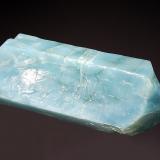 Apatite
Slyudyanka, Lake Baikal area, Irkutskaya Oblast, Eastern Siberian Region, Russia
1.5 x 5 cm
Pale blue, doubly-terminated, apatite crystal obtained from the Fersman Museum in 1997. (Author: crosstimber)