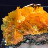 Wulfenite, Mimetite
San Francisco Mine, Cerro Preto, Cucurpe, Mun de Cucurpe, Sonora, Mexico
6.2 x 4.0 cm (Author: Don Lum)