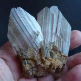 Yeso
Mina Dificultad, Portmán, Sierra Minera de Cartagena-La Unión, La Unión, Murcia, España
7 x 6 cm. (Autor: javier ruiz martin)