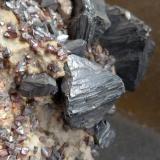 Esfalerita<br />Zona Minera Áliva, Camaleño, Comarca Liébana, Cantabria, España<br />5 x 4,5 x 3 cm.<br /> (Autor: Felipe Abolafia)