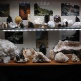 One half of my mineral display.
Cabinet is 80cm x 50cm.
Six (2W) LED (4100K) strips. (Author: Mike Wood)