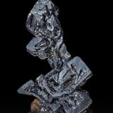 Acanthite
Guanajuato, Mun. de Guanajuato, Guanajuato, Mexico
4.1 x 1.8 cm (Author: am mizunaka)