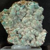 Rosasita
Omega Mine, Mts. Sta. Rita, Pima County, Arizona, USA
4,5 x 4,5 x 2 cm. (Autor: Felipe Abolafia)