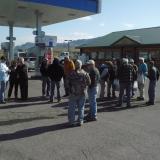 Our group of collectors, eager to get going. (Author: John S. White)