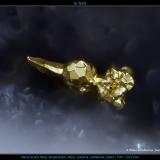 Oro<br />Mina María Josefa, Rodalquilar, Níjar, Comarca Metropolitana de Almería, Almería, Andalucía, España<br />0.25mm<br /> (Autor: pfont)