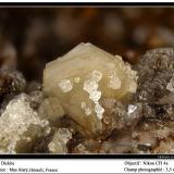 Dickite
Mas d&rsquo;Alary, Lodève, Hérault, Languedoc-Roussillon, France
fov 3.5 mm (Author: ploum)