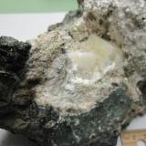 Apophyllite-(KF), calcite
Upper New Street Quarry, Paterson, New Jersey, USA
12 cm (Author: Gary Moldovany)