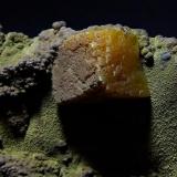Wulfenite on Mottramite
Ojuela mine, Mun de Mapimi, Durango, Mexico
Wulfenite to 7 mm. (Author: nurbo)