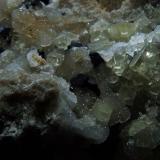 Fluorite Galena and Quartz.
Hartsop Hall, Patterdale, Cumbria, UK.
Fluorite to 4 mm Galena to 2 mm (Author: nurbo)