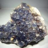 Fluorita.<br />Mina Matagalls (Minas de Sant Marçal), Sant Marçal, Viladrau, Comarca Osona, Gerona / Girona, Cataluña / Catalunya, España<br />100x85 mm.<br /> (Autor: Jesus Franquesa Baucells)