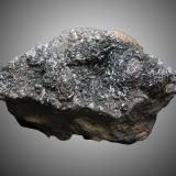 Pirolusita<br />Sierra del Aljibe, Aliseda, Comarca Tajo-Salor Almonte, Cáceres, Extremadura, España<br />18 x 10 x 9 cm.<br /> (Autor: Juan C. Agua)