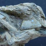 Pirita Octaédrica, Magnetita y TremolitaLa Herrería Mine, Burguillos del Cerro, Comarca Zafra-Río Bodión, Badajoz, Extremadura, Spain6 x 5 cm. (Autor: javier ruiz martin)
