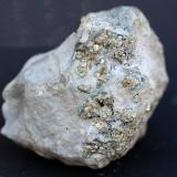 Pirita<br />Pedrera Sansón, Santa Creu d'Olorda, Serra de Collserola, Sant Feliu de Llobregat, Comarca Baix Llobregat, Barcelona, Cataluña / Catalunya, España<br />43 x 40 x 50 mm.<br /> (Autor: José Luis Zamora)