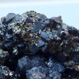 Pirita, Ferro-actinolita, Actinolita, Anfíbol (variedad uralita), Magnetita, CuarzoSan Guillermo Claim, Jerez de los Caballeros, Comarca Sierra Suroeste, Badajoz, Extremadura, Spain6 x 6 cm. (Autor: javier ruiz martin)