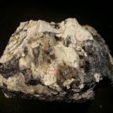 Cerusita. Galena<br />Mina Mineralogia, El Molar, Comarca Priorat, Tarragona, Catalunya, España<br />5 x 3,5 x 5 cm<br /> (Autor: Javier Rodriguez)