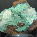 Auricalcita<br />Mina Ojuela, Mapimí, Municipio Mapimí, Durango, México<br />5 x 5 x 2 cm.<br /> (Autor: Felipe Abolafia)