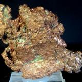 Cobre<br />Lago Superior, Condado Keweenaw, Michigan, USA<br />7 x 6 x 1,3 cm.<br /> (Autor: Felipe Abolafia)