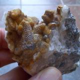 Calcita<br />Mines Can Palomeres, Malgrat de Mar, Comarca Maresme, Barcelona, Cataluña / Catalunya, España<br />5 x 3 cm la zona mineralizada<br /> (Autor: Cristalino)