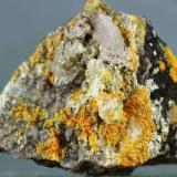 AlunitaLa Murta Mine, La Corraliza, La Vall d'Uixó, Comarca Plana Baja, Castellón / Castelló, Valencian Community / Comunitat Valenciana, Spain28x23x13 mm (Autor: Juan Espino)