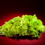 Piromorfita.<br />Mina Daoping, Gongcheng, Prefectura Guilin, Región Autónoma Guangxi Zhuang, China<br />80x45 mm.<br /> (Autor: Jesus Franquesa Baucells)