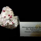 Cinnabar<br />Merkur Mine, Silberg, Littfeld, Siegerland, North Rhine-Westphalia/Nordrhein-Westfalen, Germany<br />2,8 x 2,3 cm<br /> (Author: Andreas Gerstenberg)