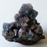 Fluorite<br />Hollywell Mine, Frosterley, Weardale, North Pennines Orefield, County Durham, England / United Kingdom<br />6 x 5.5 x 3.5cm<br /> (Author: captaincaveman)