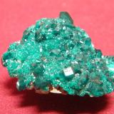 Dioptase<br />Tsumeb Mine, Tsumeb, Otjikoto Region, Namibia<br />50x40mm<br /> (Author: Heimo Hellwig)