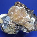 Calcite, Galena, Sphalerite<br />Joplin Field, Tri-State District, Jasper County, Missouri, USA<br />9 x 11.3 cm<br /> (Author: Don Lum)