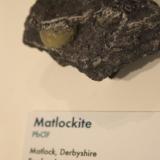 Matlockite
Matlock, Derbyshire, England, UK
About 15cm long
In the Harvard museum (Author: James)