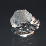 Fluorite, Sphalerite
Naica Mine, Naica, Mun. de Saucillo, Chihuahua, Mexico
3.0 x 2.6 cm (Author: Don Lum)