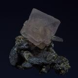 Fluorite, Ilvaite, Arsenopyrite
Huanggangliang Mine, Hexigten Banner, Ulanhad League, Inner Mongolia Autonomous Region, China
6.7 x 6.1 x 6.5 cm (Author: am mizunaka)