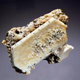 Orthoclase
Montecatini Quarry, Baveno, Piedmont, Italy
4.2 x 6.4 cm
A creamy tan Carlsbad-twinned orthoclase crystal on a granite matrix. (Author: crosstimber)