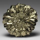 Pyrite
Wu Zhou, Guang Xi Province, China
5.7 x 5.7 x 2.5 cm
Pyrite sunflower from China. Most specimens from this area have natural fractures in them. The center is mud, it will expand upon imbibing water. So keep it in a dry place. (Author: xdxucn)