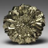 Pyrite
Wu Zhou, Guang Xi Province, China
5.7 x 5.7 x 2.5 cm
Pyrite sunflower from China. Most specimens from this area have natural fractures in them. The center is mud, it will expand upon imbibing water. So keep it in a dry place. (Author: xdxucn)