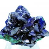 Azurite, malachite
Milpillas Mine, Cuitaca, Mun. de Santa Cruz, Sonora, Mexico
 65 mm x 61 mm x 45 mm (Author: Carles Millan)