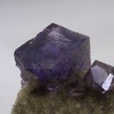 Fluorite, Quartz
Berbes, Berbes Mining area, Ribadesella, Asturias, Spain
Main crystal is 3 x 3 cm (Author: James)