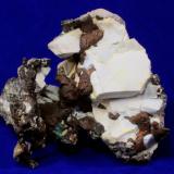 Copper, Datolite
Mohawk Mine, Mohawk, Keweenaw County, Michigan, USA
21.5 x 15.0 x 11.0 cm
Copper crystals in datolite
ex Robert W. Hauck
ex Robert Nowakowski
collected in 1969 (Author: Don Lum)