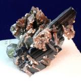 Ferberite, Fluorapatite (Apatite Group), Muscovite
Panasqueira Mine (Couto Mineiro da Panasqueira), Panasqueira, Covilhã, Castelo Branco District, Portugal
6.0 x 5.5 x 5.3 cm
ex Norman E. Dawson (Author: Don Lum)