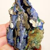 Azurite and malachite
Tsumeb, Namibia
74 x 43 x 27 mm (Author: Pierre Joubert)